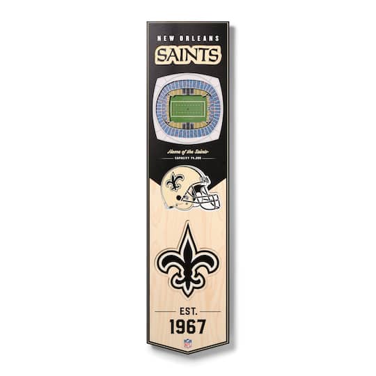 3D StadiumView 8" x 32" Banner By Youthefan in New Orleans Saints | Michaels®